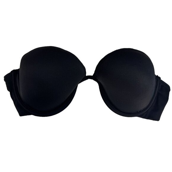 Fashion Forms Womens Black Strapless Underwire formalwear light padding 36C Bra - Picture 1 of 4